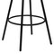Armen Living Dover 26" Counter Height Barstool in Matte Black Finish and Black Faux Leather LCDOBAMBBL26 - alternate 2